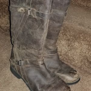 TEVA women's leather boots, size 8